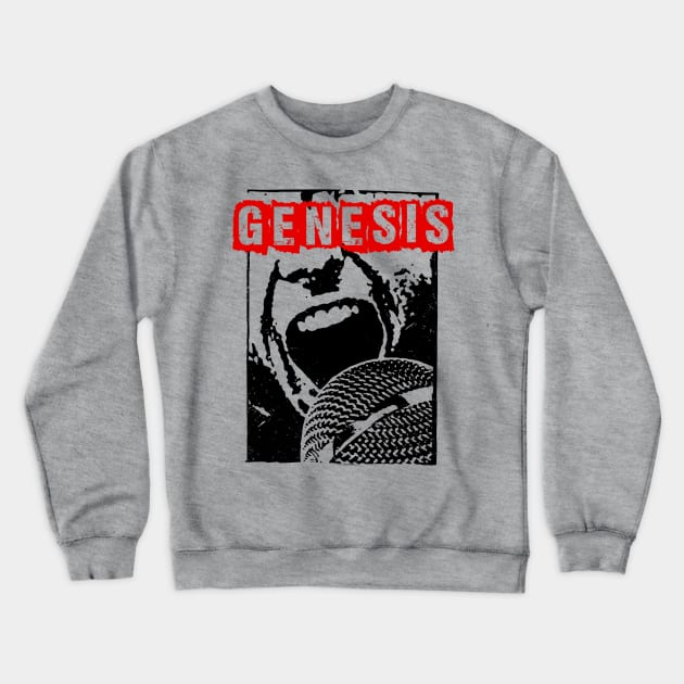 genesis ll rock and loud Crewneck Sweatshirt by pixel agency